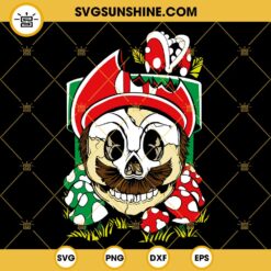 Super Mario Zombie Halloween SVG PNG DXF EPS Files
