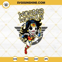 Wonder Woman Zombie Halloween SVG, Wonder Woman DC Comics SVG PNG DXF EPS