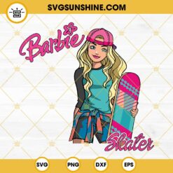 Barbie Skater Svg, Barbie Svg, Skater Girl Svg