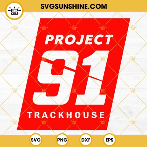 Project 91 Trackhouse SVG Cut Files