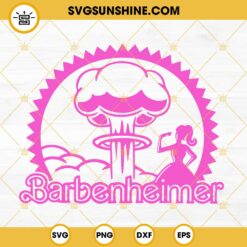 Barbenheimer Movie SVG, Barbie Meets Oppenheimer SVG