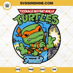Funko SVG, Teenage Mutant Ninja Turtles SVG PNG DXF EPS
