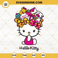 Hello Kitty Candy SVG, Hello Kitty SVG PNG DXF EPS