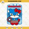 Hello Kitty Captain America SVG, Hello Kitty SVG PNG DXF EPS