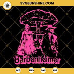 Barbenheimer SVG, Barbie SVG, Oppenheimer SVG