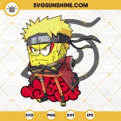 SpongeBob Naruto SVG, SpongeBob SquarePants SVG PNG DXF EPS