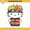 Hello Kitty Naruto SVG, Naruto Shippuden SVG PNG DXF EPS