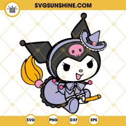 Kuromi Witch SVG, Kuromi Halloween SVG PNG DXF EPS