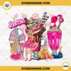 Barbie Coffee Cup PNG, Birthday Girl PNG, Pink Doll PNG Instant Download
