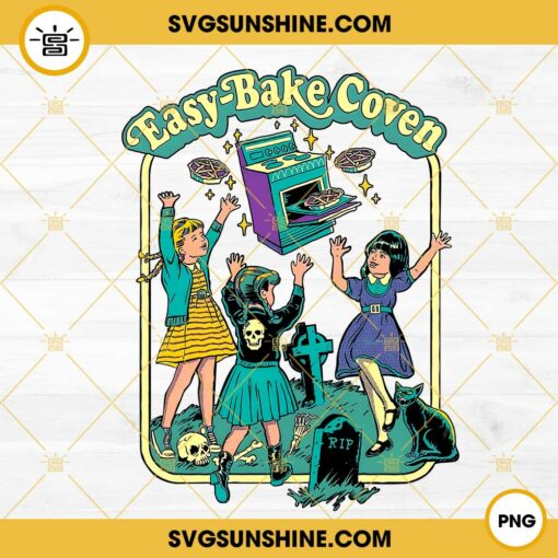 Easy Bake Coven PNG, Rip PNG, Vintage Halloween PNG Digital Download