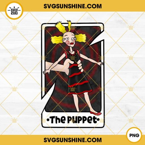 The Puppet Rugrats Horror Tarot Card PNG, Rugrats Halloween PNG File