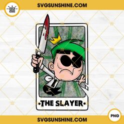 The Slayer Cosmo Horror Tarot Card PNG, The Fairly OddParents Halloween PNG File