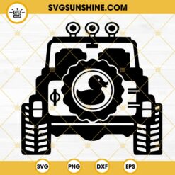 Off Road Duck SVG, Jeep Car SVG, 4x4 Off Road Mountain SVG, Off Roading Car SVG PNG DXF EPS Cricut