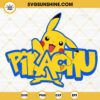 Pikachu SVG, Pokemon SVG, Cartoon SVG PNG DXF EPS Cut Files