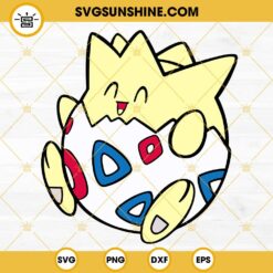 Togepi SVG, Baby Pokemon SVG PNG DXF EPS Cricut Files