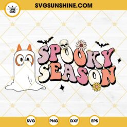 Honey Bluey Halloween Est 2018 SVG, Honey Dog Ghost SVG, Disney Bluey Halloween SVG PNG DXF EPS Cricut