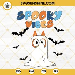 Bluey Bingo Halloween Est 2018 SVG, Bingo Pumpkin SVG, Bluey Halloween SVG PNG DXF EPS Cut Files