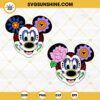 Mickey Minnie Mouse Sugar Skull SVG, Halloween SVG, Mickey Day Of The Dead SVG PNG DXF EPS Files