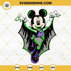 Mickey Mouse Vampire SVG, Count Mickula SVG, Disneyland Halloween SVG PNG DXF EPS Files