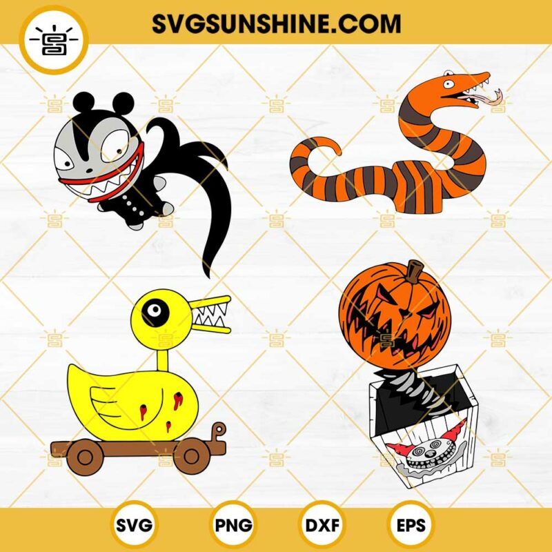 Nightmare Before Christmas Toys SVG Bundle, Pumpkin SVG, Vampire Teddy