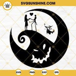 Jack And Sally SVG, Nightmare Before Christmas Couple SVG, Halloween SVG PNG DXF EPS