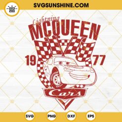 Cars Lightning Mcqueen 95 SVG PNG DXF EPS Files