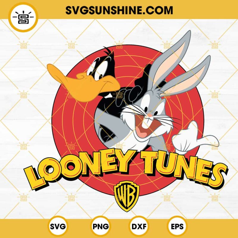 Looney Tunes SVG, Daffy Duck SVG, Bugs Bunny SVG, Cartoon SVG PNG DXF ...