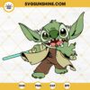 Stitch Baby Yoda SVG, Grogu SVG, Disney Stitch Star Wars SVG PNG DXF EPS Cricut