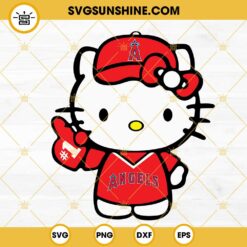 Hello Kitty Philadelphia Phillies SVG, Kawaii Kitty Cat Phillies Baseball SVG PNG DXF EPS