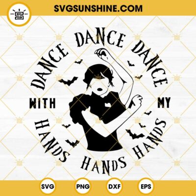 Wednesday Addams Dancing SVG, Dance With My Hands Wednesday SVG ...