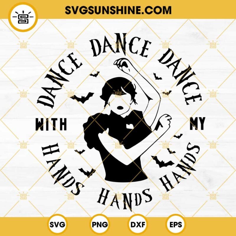 Wednesday Addams Dancing SVG, Dance With My Hands Wednesday SVG ...