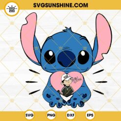 Stitch Peso Pluma Heart SVG, Cute Peso Pluma SVG PNG DXF EPS Instant Download