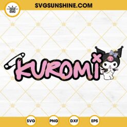 My Melody And Kuromi Heart SVG Bundle, Cute Sanrio Cartoon SVG PNG DXF EPS Cricut