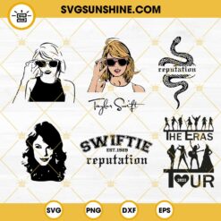 Taylor Swift SVG Bundle, Reputation SVG, The Eras Tour 2023 SVG, Swiftie 1989 SVG PNG DXF EPS