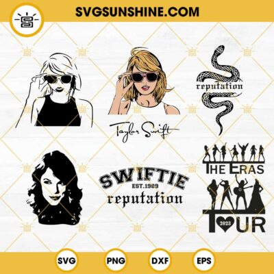 Taylor Swift SVG Bundle, Reputation SVG, The Eras Tour 2023 SVG ...