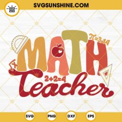 Math Teacher SVG, Teacher Life SVG, Teaching SVG, School SVG PNG DXF EPS