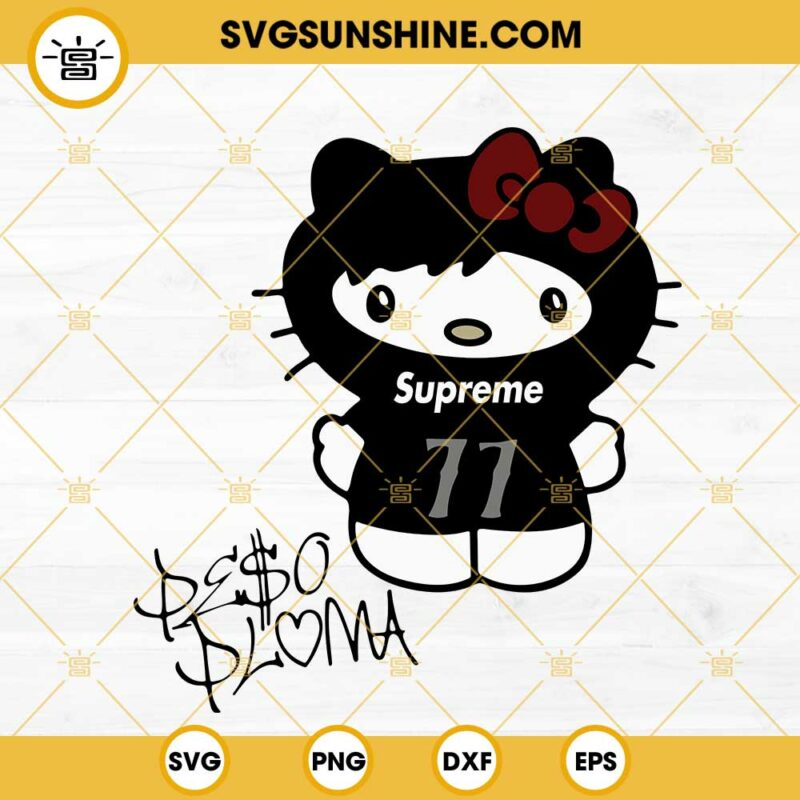 Peso Pluma Hello Kitty SVG, Corrido Tumbado SVG, El Belicon SVG, Peso