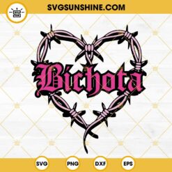 Bichota SVG, Wire Heart Tattoo SVG, Karol G SVG PNG DXF EPS Cricut Files