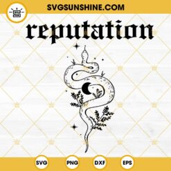 Reputation Snake SVG, Rep SVG, Taylor Swift The Eras Tour SVG PNG DXF EPS Files