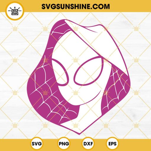 Spider Woman SVG, Spider Gwen Head SVG, Spider Woman SVG PNG DXF EPS Cricut