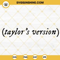 Taylor's Version SVG, Fearless SVG, Taylor Swift Album SVG PNG DXF EPS Cricut