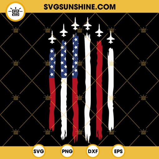 Pilot Airplane American Flag SVG, Patriotic Airplane SVG, 4th Of July SVG, Memorial Day SVG PNG DXF EPS