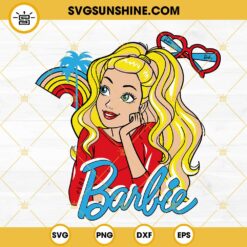 Barbie Afro SVG, Barbie Doll SVG, Barbie Black Girl SVG