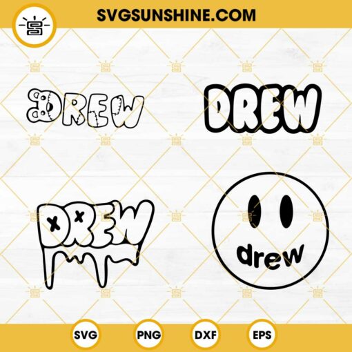 Drew SVG Bundle, Drew House SVG, Justin Bieber SVG PNG DXF EPS Cricut