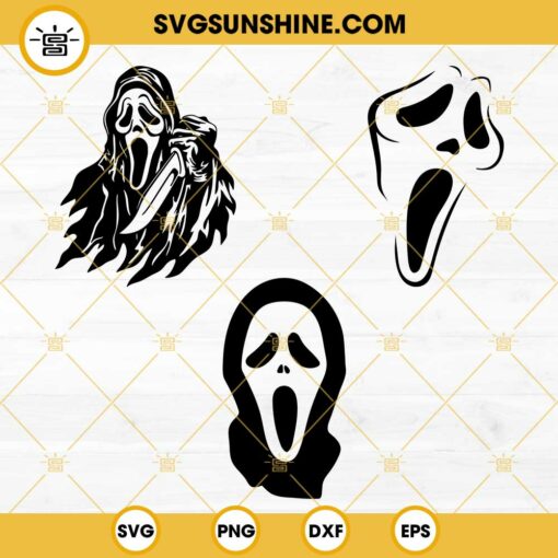 Ghostface SVG Bundle, Scream SVG, Scary Movie SVG, Halloween SVG PNG ...