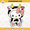 Hello Kitty Cow SVG, Funny Sanrio Kitty Cat SVG PNG DXF EPS Digital Download