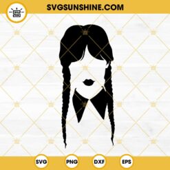 Wednesday Addams SVG, Jenna Ortega SVG PNG DXF EPS Instant Download