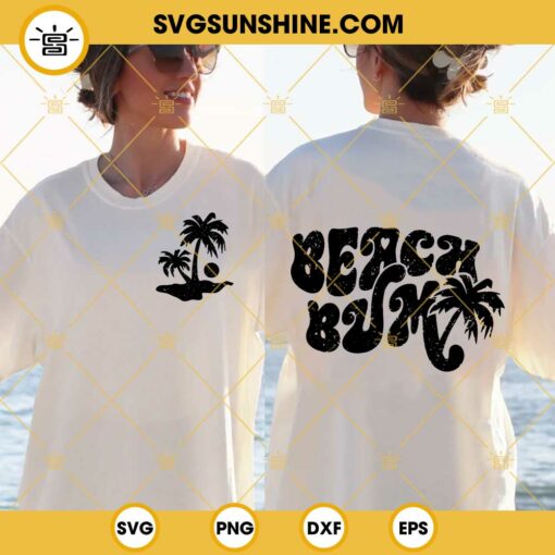 Beach Bum SVG, Summer Beach SVG, Vacay Mode SVG, Vacation SVG PNG DXF EPS For Shirt