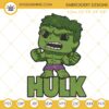 Baby Hulk Embroidery Designs, Avengers Hero Machine Embroidery Files