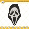 Ghostface Embroidery Designs, Scream Embroidery Files